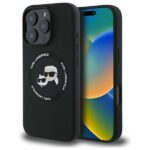 Karl Lagerfeld - Silicone MagSafe (KLHMP16XSKCHTCK) - iPhone 16 Pro Max - Karl&Choupette Head