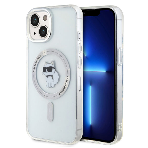Karl Lagerfeld - IML MagSafe (KLHMP14SHFCCNOT) - iPhone 14 - Transparent Choupette