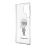 Karl Lagerfeld - Hardcase Transparent (KLHCS23LHNIKTCT) - Samsung Galaxy S23 Ultra - Ikonik Karl Lagerfeld – Image 6