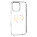 Guess - Hardcase IML Heart (GUHCP16XHCHGSPT) - iPhone 16 Pro Max - Clear – Image 2