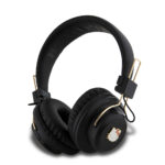 Hello Kitty - Wireless Headphones Metal Logo (HKBH9KHLMK) - On-ear, Bluetooth V5.3, 200mAh, IPX4, Type-C - Black
