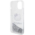 Hello Kitty - Hardcase Liquid Glitter Charms Kitty Head (HKHCP14SLIKHET) - iPhone 14 - Silver – Image 4