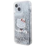 Hello Kitty - Hardcase Liquid Glitter Charms Kitty Head (HKHCP14SLIKHET) - iPhone 14 - Silver – Image 6