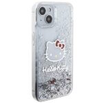Hello Kitty - Hardcase Liquid Glitter Charms Kitty Head (HKHCP14SLIKHET) - iPhone 14 - Silver – Image 3