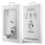 Hello Kitty - Hardcase Liquid Glitter Charms Kitty Head (HKHCP14SLIKHET) - iPhone 14 - Silver – Image 7
