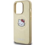 Hello Kitty - Hardcase Leather Kitty Head MagSafe (HKHMP14XPGHCKD) - iPhone 14 Pro Max - Gold – Image 3