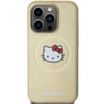 Hello Kitty - Hardcase Leather Kitty Head MagSafe (HKHMP14XPGHCKD) - iPhone 14 Pro Max - Gold – Image 6
