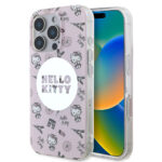 Hello Kitty - Hardcase IML All Over Paris MagSafe (HKHMP16XHAOPP) - iPhone 16 Pro Max - Pink