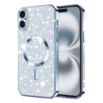 Techsuit - Luxury Glitter MagSafe - iPhone 16 Plus - Light Blue