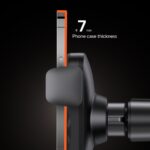 Baseus - Car Holder with Wireless Charging Wisdom Alignment (CGZX000101) - for Dashboard, Windshield, 15W- Black – Image 6