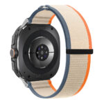 Techsuit - Watchband (W054) - Samsung Galaxy Watch Ultra 47mm - Orange / Beige – Image 2
