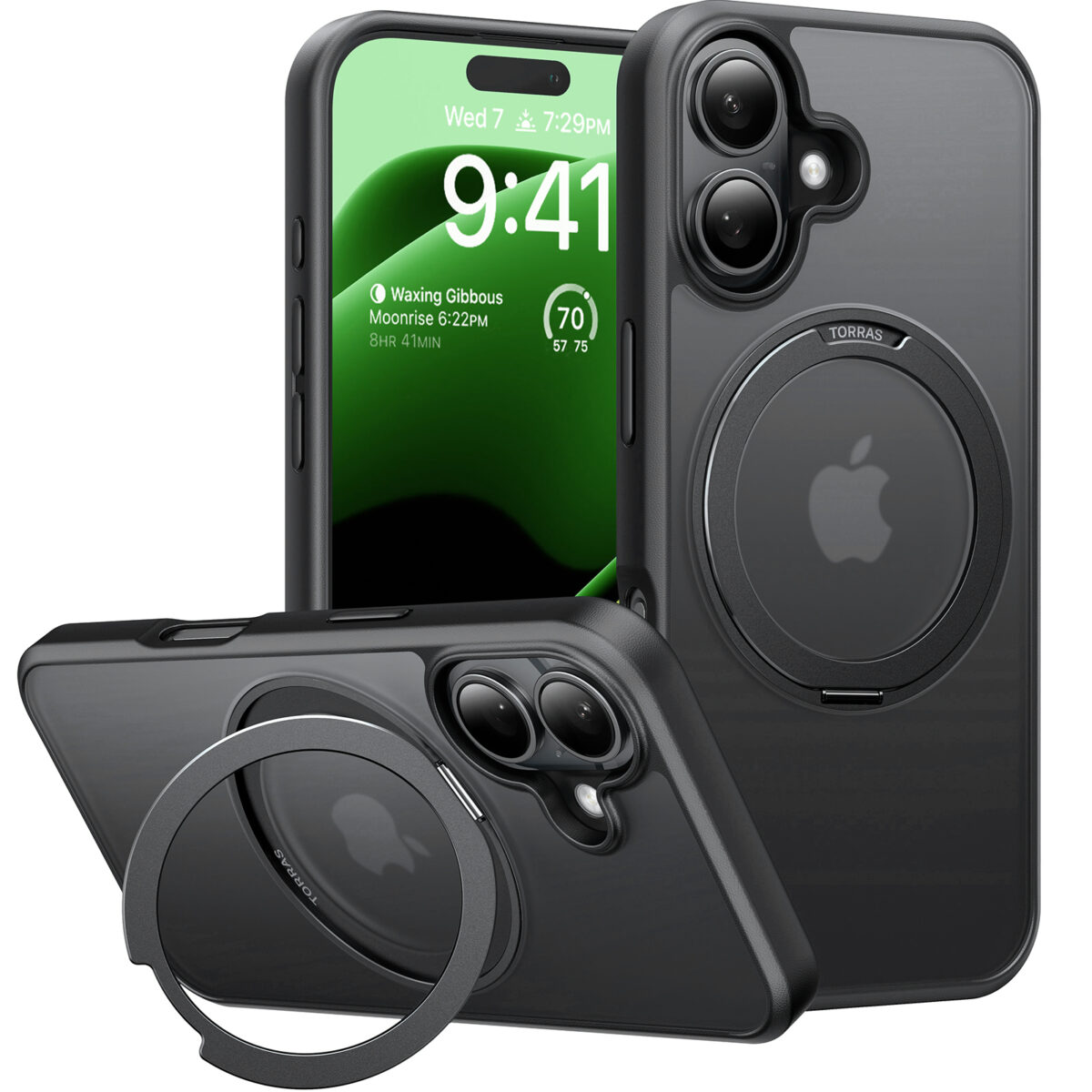 Torras - Ostand Pro Series - iPhone 16 - Black – Image 1