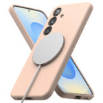 Ringke - Silicone Magnetic MagSafe - Samsung Galaxy S25 Plus - Pink Sand – Image 2