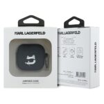 Karl Lagerfeld - Silicone Choupette Head 3D (KLA4RUNCHK) - Apple AirPods 4 - Black – Image 7