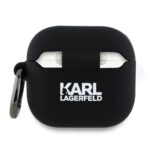 Karl Lagerfeld - Silicone Choupette Head 3D (KLA4RUNCHK) - Apple AirPods 4 - Black – Image 2