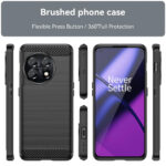 Techsuit - Carbon Silicone - OnePlus 11 - Black – Image 4