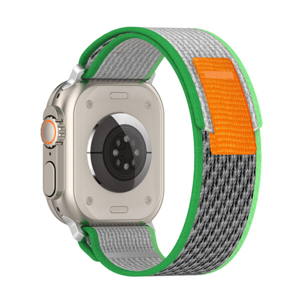 Techsuit - Watchband (W039) - Apple Watch 1/2/3/4/5/6/7/8/9/10/SE/SE 2 (38/40/41/42mm) - Green / Green