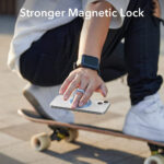 ESR - Phone Ring HaloLock Stand - Compatible with MagSafe, Foldable Feature, Magnetic - Sierra Blue – Image 4