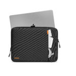 Tomtoc - Laptop Sleeve (A13C2D1) - with Corner Armor and Military-Grade Protection, 13″ - Black – Image 2