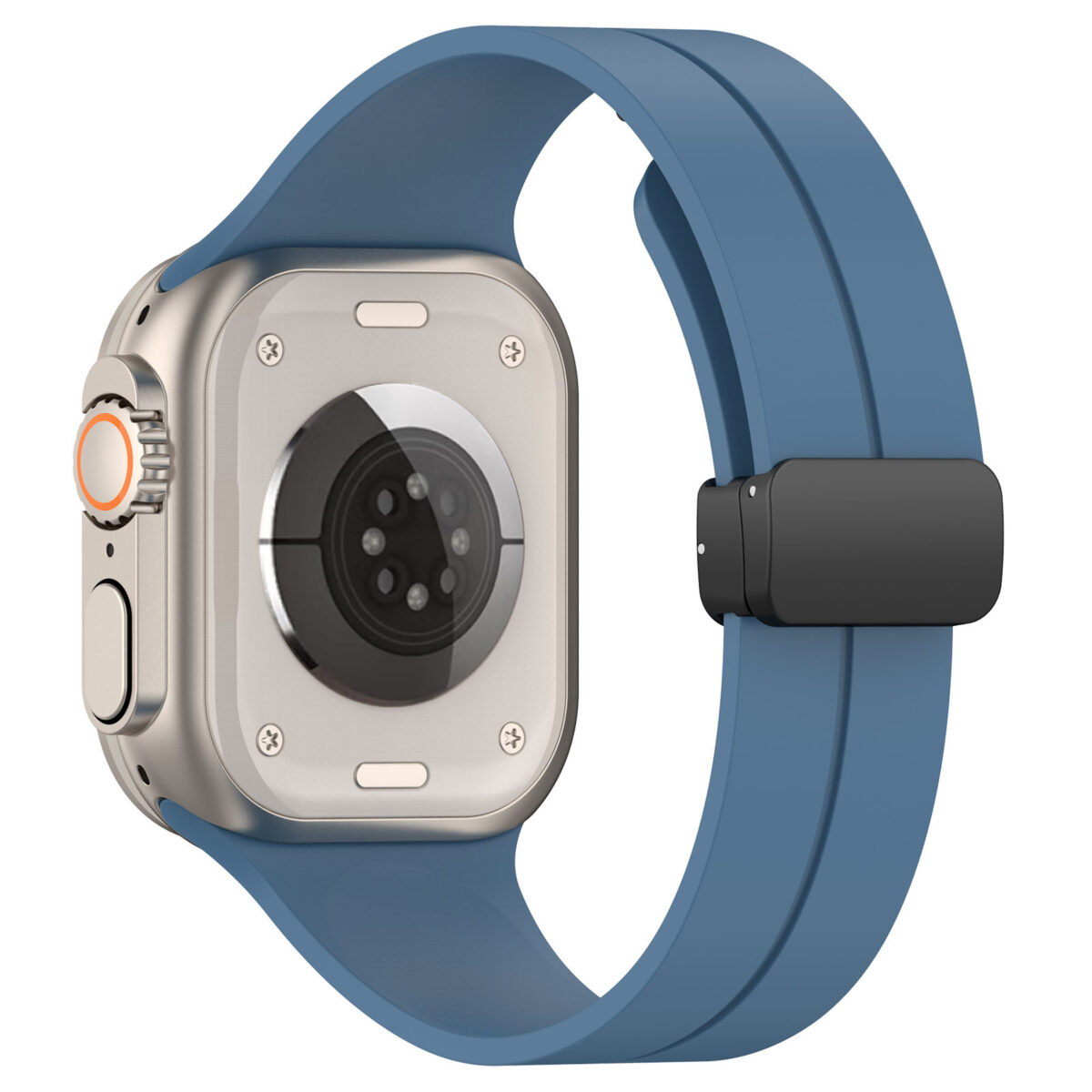 Techsuit - Watchband (W011) - Apple Watch 1/2/3/4/5/6/7/8/9/10/SE/SE 2 (38/40/41/42mm) - Blue – Image 1