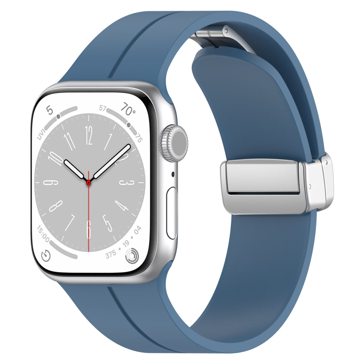 Techsuit - Watchband (W011) - Apple Watch 1/2/3/4/5/6/7/8/9/10/SE/SE 2 (38/40/41/42mm) - Blue – Image 2