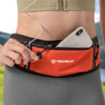 Techsuit - Waist Bag (CWB3) - with Belt for Recreational Activity, Fitness - Black – Image 2