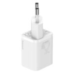 Baseus - Wall Charger Super Si (TZCCSUP-L02) - USB-C, PD25W, 3A with Cable Type-C to Type-C, 1m - White – Image 4