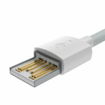 Baseus - (2 pack) Data Cable (TZCALZJ-02) - USB to Lightning, Fast Charging 2.4A, 480Mbps, 1.5m - White – Image 6