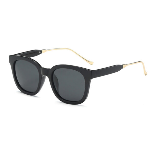 Techsuit - Sunglasses Polarised (2050) - for Women with UV Protection, Metal and PC - Bright Black
