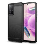 Techsuit - Carbon Silicone - Xiaomi Redmi Note 12S - Black