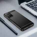 Techsuit - Carbon Silicone - Xiaomi Redmi Note 12S - Black – Image 3