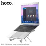 Hoco - Laptop Holder X Bystander (PH51) - Foldable, Adjustable, Aluminium Alloy, Silica Gel, max. 15.6" - Metal Gray – Image 5