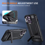 Techsuit - Hybrid Armor Kickstand - iPhone 15 Pro - Green – Image 3