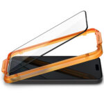 Spigen - Glas.tR Align Master (2 pack) - iPhone 15 Pro - Black – Image 4