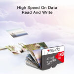 Yesido - Memory Card (FL14) - USB 2.0, High Speed File Data Transmission, 64GB, with Adapter - Black – Image 4