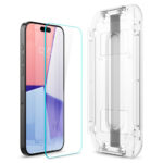 Spigen - Glas.tR EZ-FIT (2 pack) - iPhone 15 Pro - Clear – Image 3