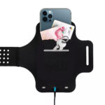 Techsuit - Sports Armband (TH10) - with Velcro, for Phones, max 6.5" - Black / Gray – Image 3