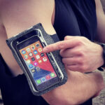 Techsuit - Sports Armband (TH10) - with Velcro, for Phones, max 6.5" - Black / Gray – Image 7