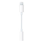 Apple - Audio Adapter A1749 (MMX62ZMA/A) - Lightning to Jack 3.5mm - White (Bulk Packing) – Image 2