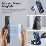 ESR - Classic Hybrid HaloLock - iPhone 15 Pro Max - Clear Black – Image 5