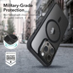 ESR - Classic Hybrid HaloLock - iPhone 15 Pro Max - Clear Black – Image 2