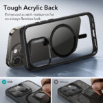 ESR - Classic Hybrid HaloLock - iPhone 15 Pro Max - Clear Black – Image 4
