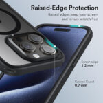 ESR - Classic Hybrid HaloLock - iPhone 15 Pro Max - Clear Black – Image 7