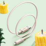 Baseus - Data Cable Habitat Series (P10360200421-01) - USB to Lightning, 480Mbps, 2.4A, 2m - Wheat Pink – Image 5