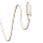 Baseus - Data Cable Habitat Series (P10360200421-01) - USB to Lightning, 480Mbps, 2.4A, 2m - Wheat Pink – Image 2