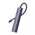 Baseus - Docking Station UltraJoy Series (B0005280A813-00) - Type-C to 3 x USB 3.0, RJ45 - Space Grey – Image 5