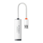 Baseus - Ethernet Adapter Lite Series (WKQX000002) - USB to RJ45 Lan Port, 100Mbps - White – Image 3