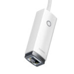 Baseus - Ethernet Adapter Lite Series (WKQX000002) - USB to RJ45 Lan Port, 100Mbps - White – Image 2