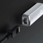 Baseus - Ethernet Adapter Lite Series (WKQX000002) - USB to RJ45 Lan Port, 100Mbps - White – Image 4