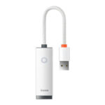 Baseus - Ethernet Adapter Lite Series (WKQX000002) - USB to RJ45 Lan Port, 100Mbps - White